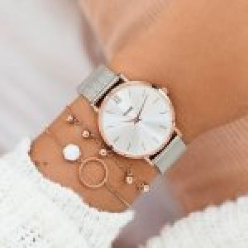 minuit mesh rose gold silver cl30025 wrist1 83cbdf7a bdd5 4c72 a53d c865ffe16679 700x